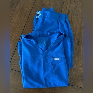 Figs “THE SET” : Catarina One Pocket Scrub Top XL + Zamora Jogger Scrub Pants LP